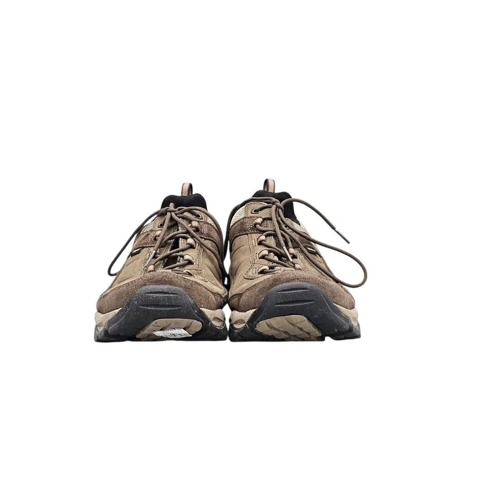 Meindl Men's Size 10.5 EUC Pflege:ll Brown Leather Goretax Hiking Sneakers Shoes